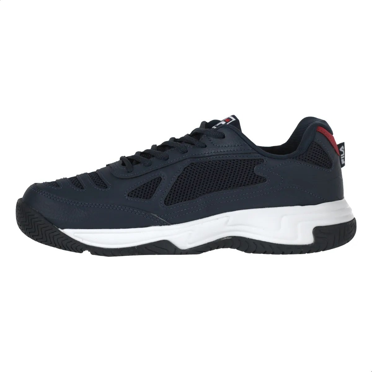 Tenis Fila Lugano 7.0 Marinho e Branco - Masculino Azul Escuro 2