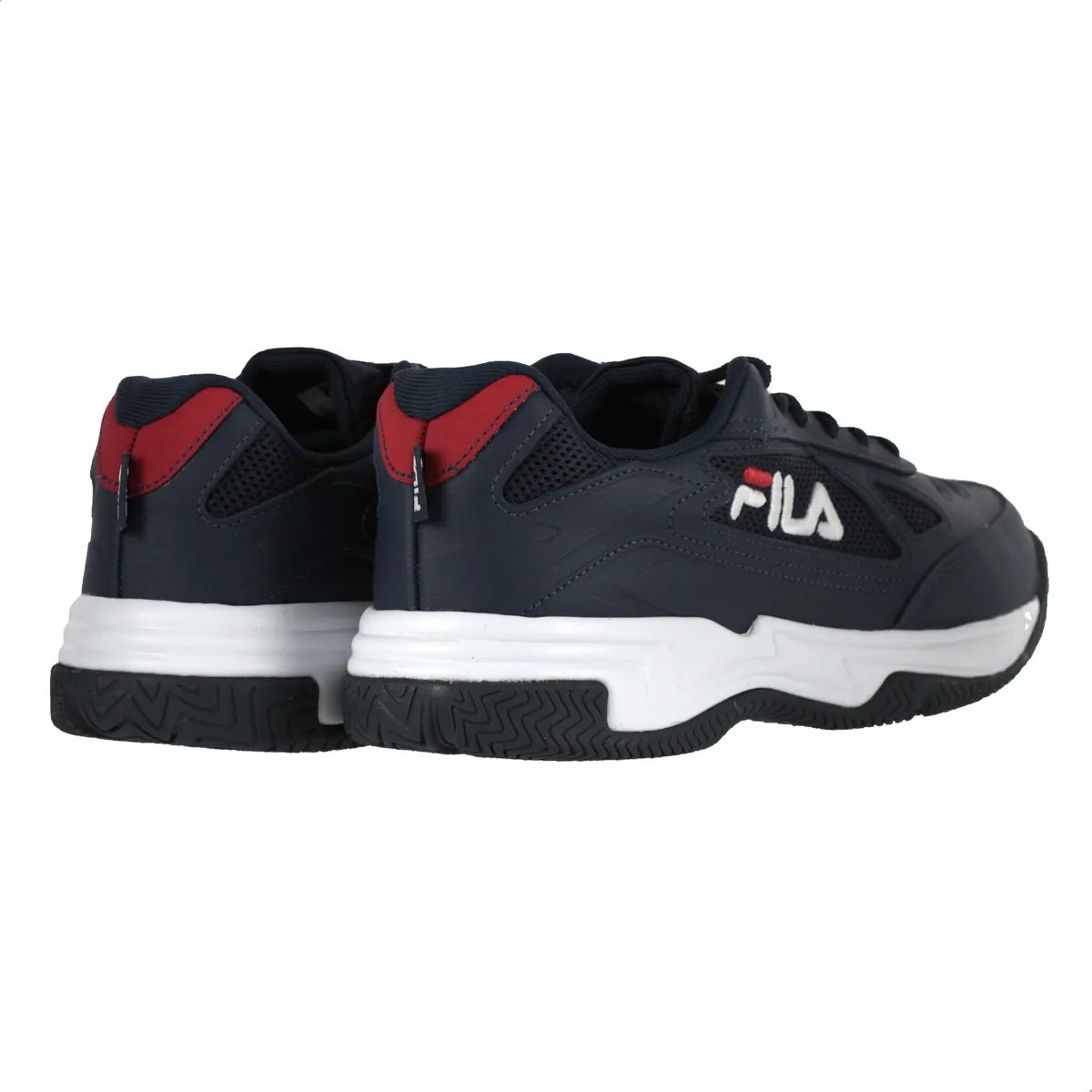 Tenis Fila Lugano 7.0 Marinho e Branco - Masculino Azul Escuro 4