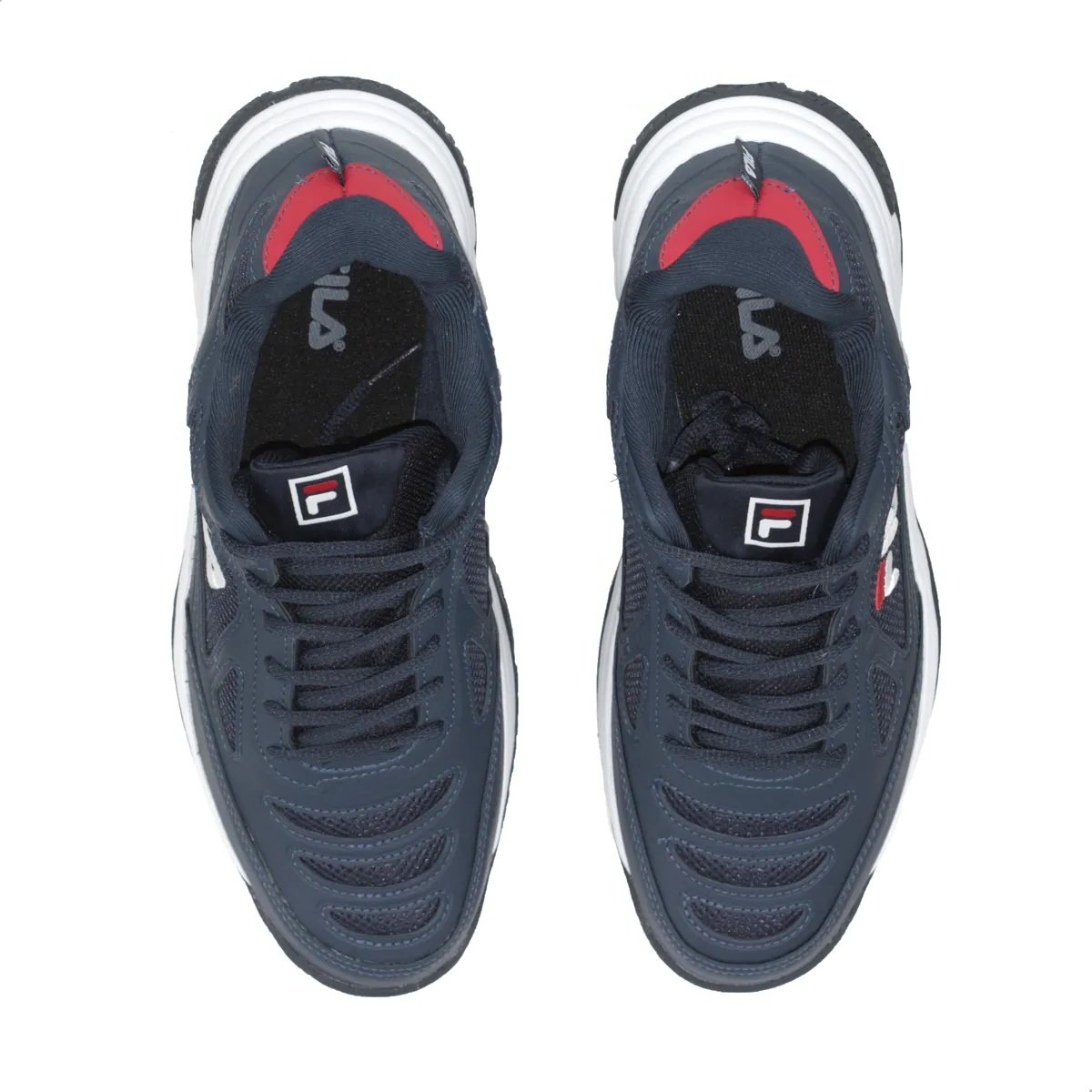 Tenis Fila Lugano 7.0 Marinho e Branco - Masculino Azul Escuro 5