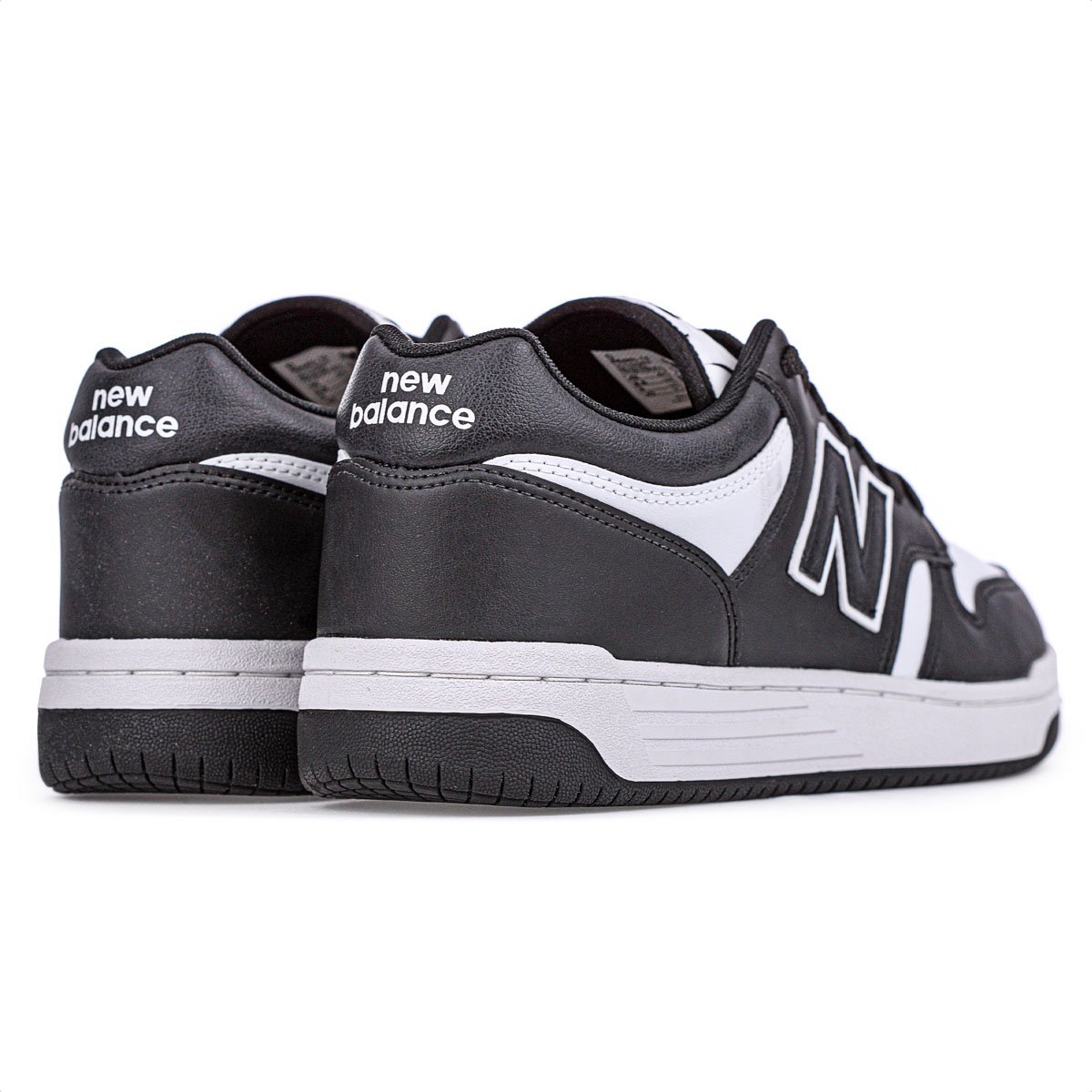 Tenis New Balance 480 Low Preto e Branco - Masculino Preto 5