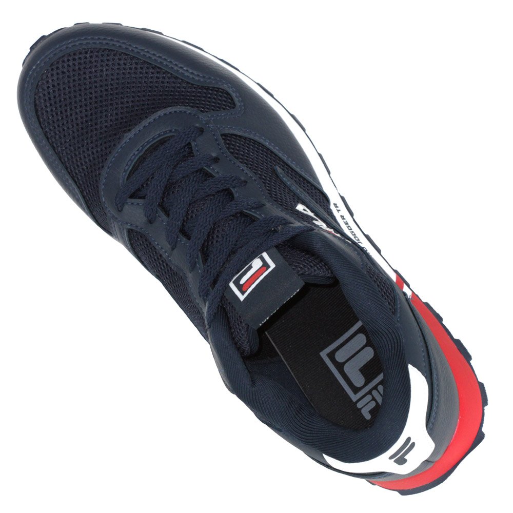 Tenis Fila Euro Jogger Tr Marinho e Branco - Masculino Azul Marinho 5