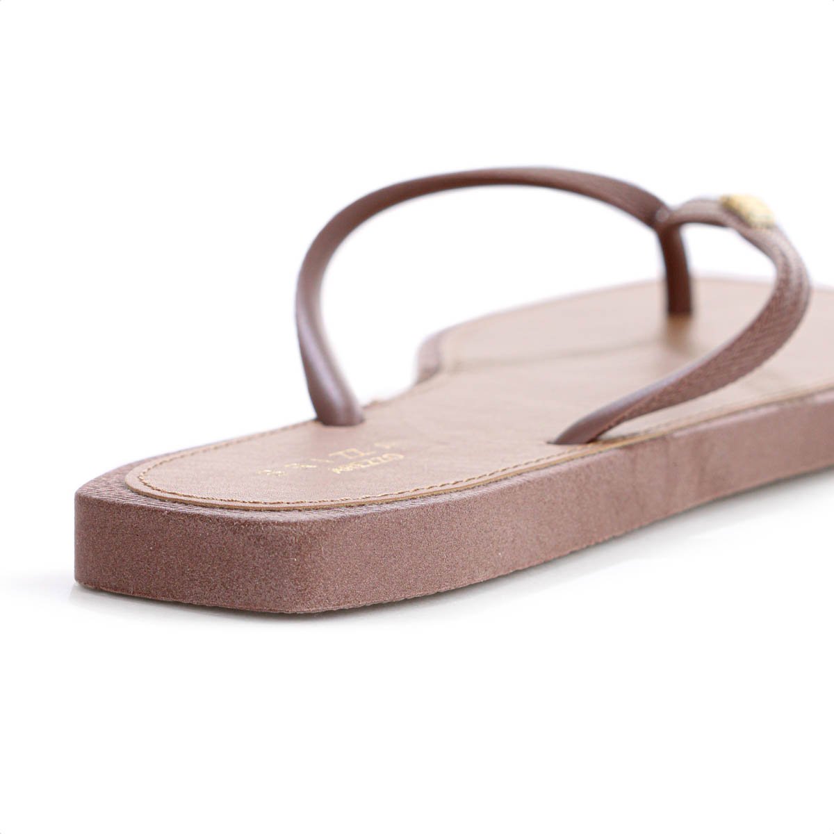 Chinelo Brizza Arezzo Bico Quadrado Marrom - Feminino Marrom 9