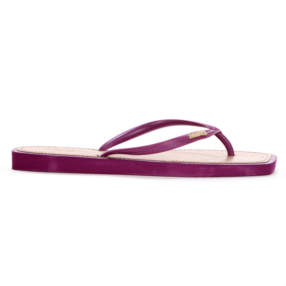 Chinelo Brizza Arezzo Bico Quadrado Roxo - Feminino Roxo 4
