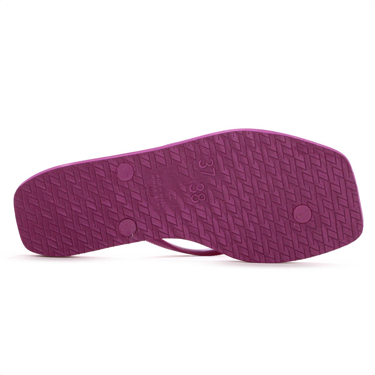 Chinelo Brizza Arezzo Bico Quadrado Roxo - Feminino Roxo 7