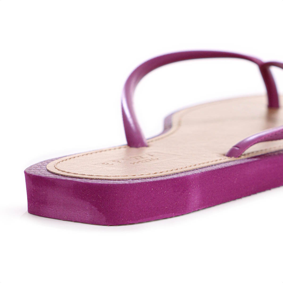 Chinelo Brizza Arezzo Bico Quadrado Roxo - Feminino Roxo 9