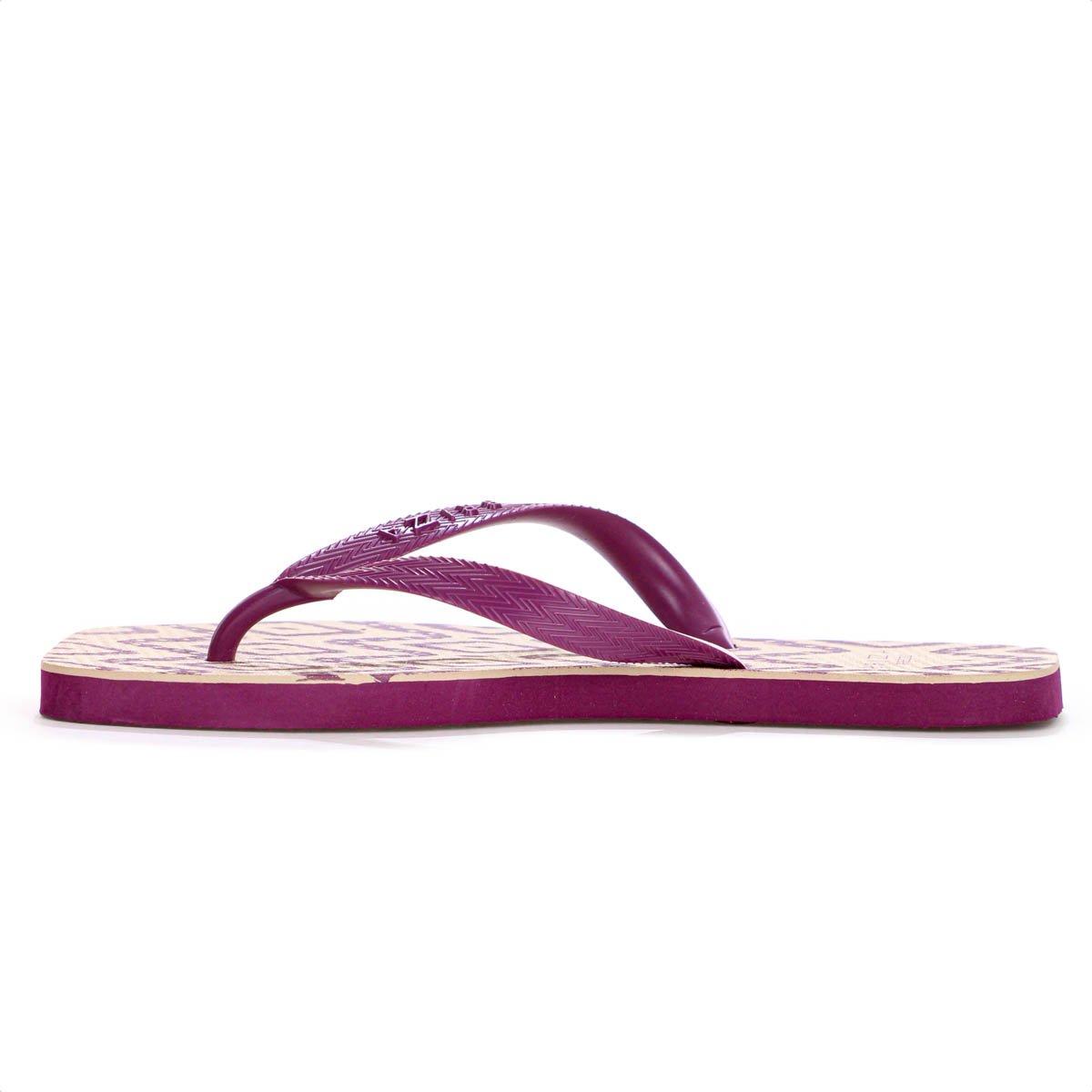 Chinelo Brizza Arezzo Bico Quadrado Ikat Rosa e Bege - Feminino Rosa 5