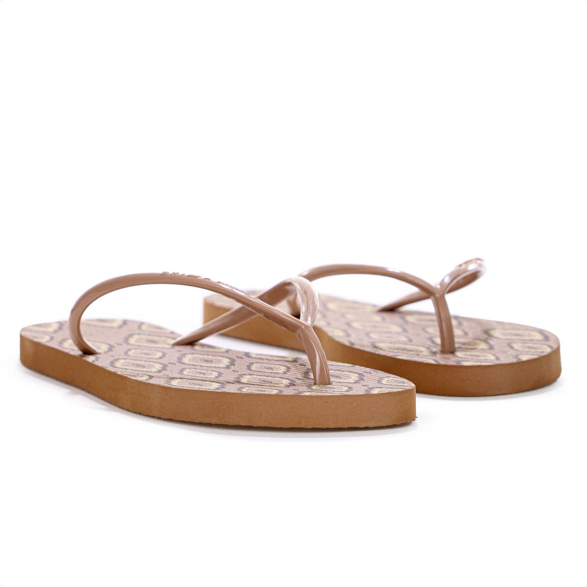 Chinelo Brizza Arezzo Tira Slim Ikat Marrom - Feminino Marrom 2