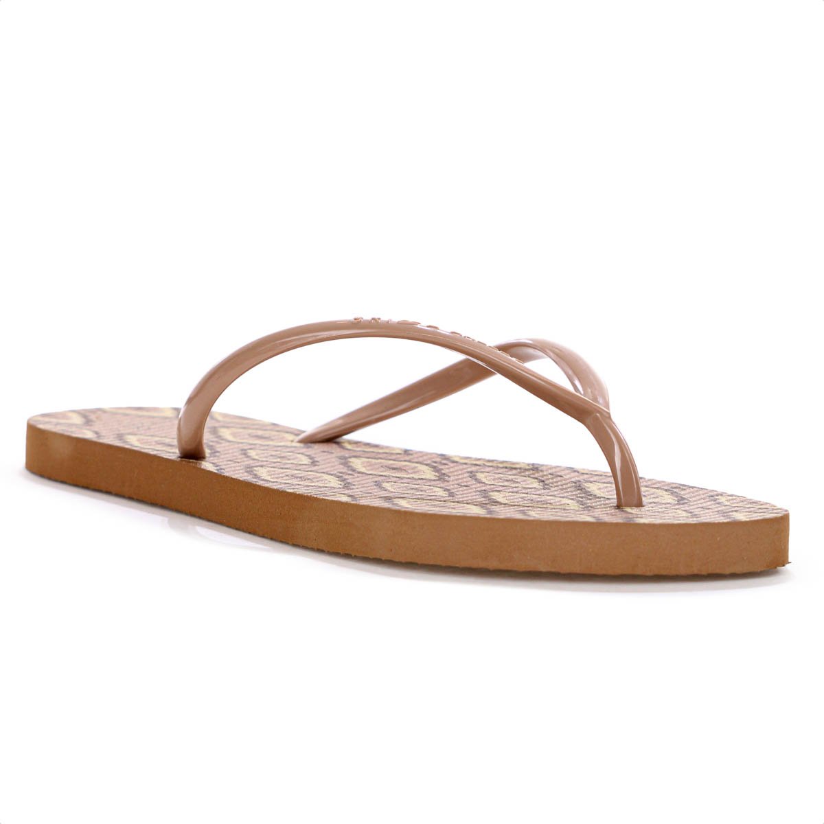 Chinelo Brizza Arezzo Tira Slim Ikat Marrom - Feminino Marrom 3