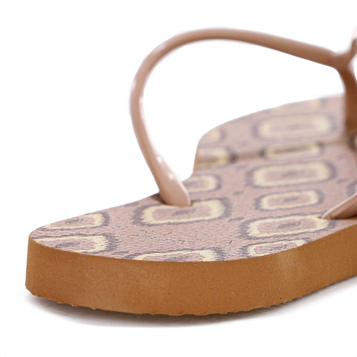 Chinelo Brizza Arezzo Tira Slim Ikat Marrom - Feminino Marrom 9