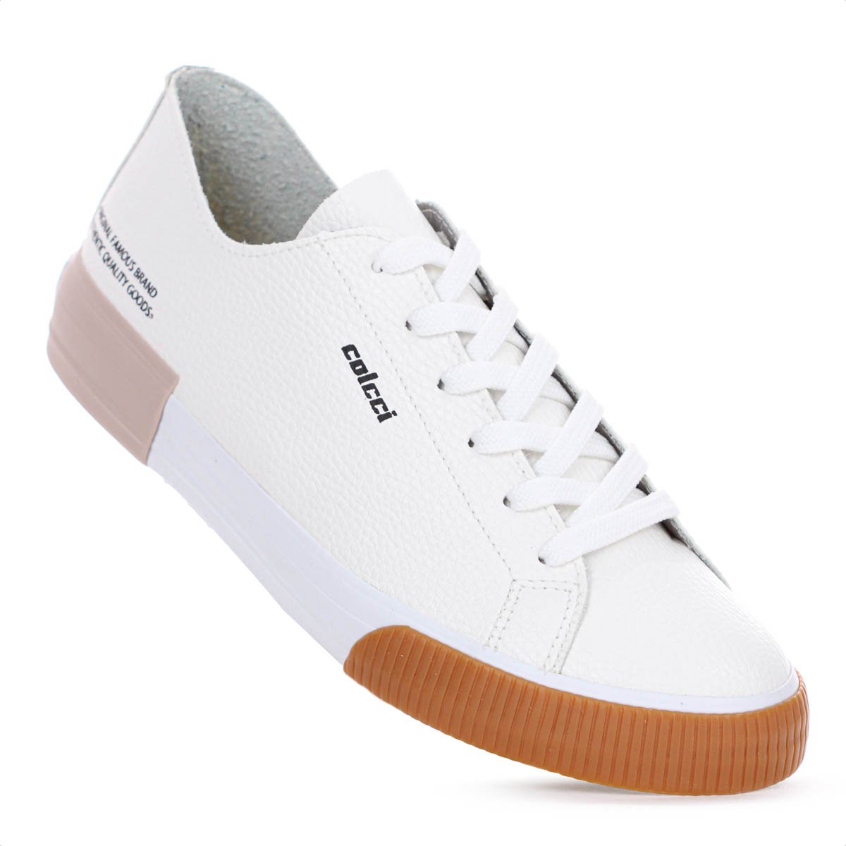 Tenis Colcci CF Simple Off White Bege e Marrom - Feminino Off White 5