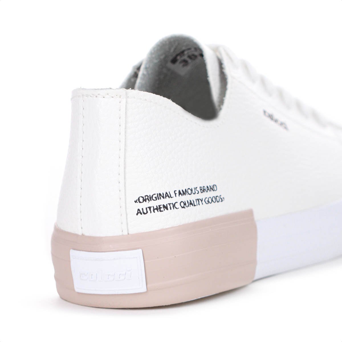 Tenis Colcci CF Simple Off White Bege e Marrom - Feminino Off White 7