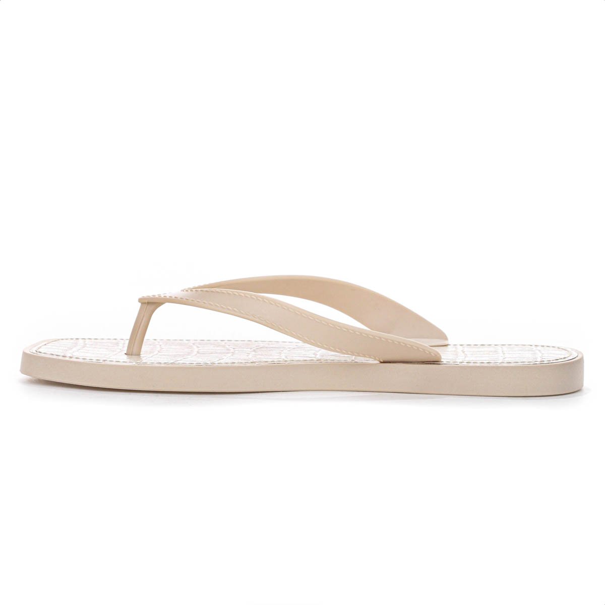 Chinelo Brizza Arezzo Croco Rivieira Square Bege - Feminino Bege 5