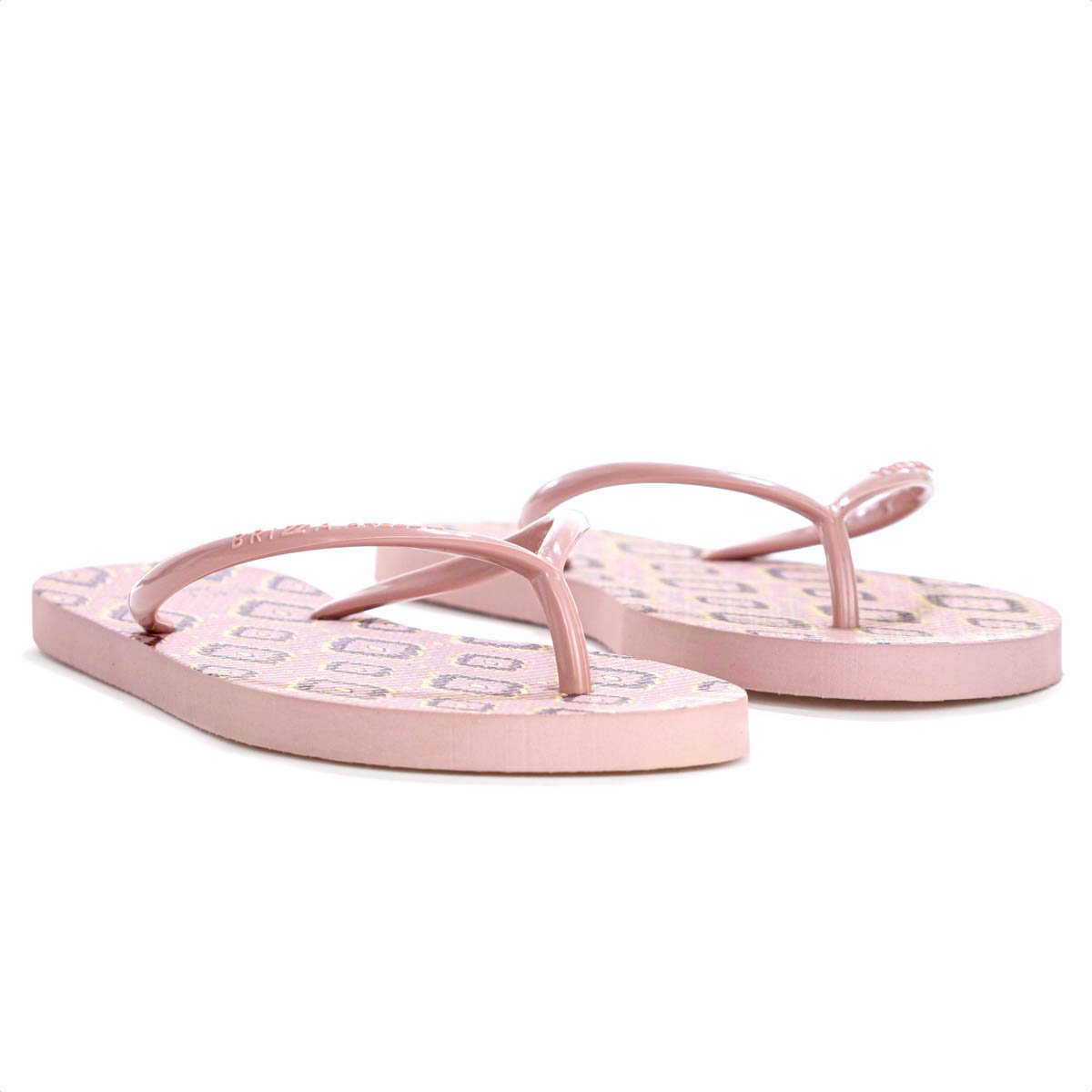 Chinelo Brizza Arezzo Tira Slim Ikat Rosa - Feminino Rosa 2