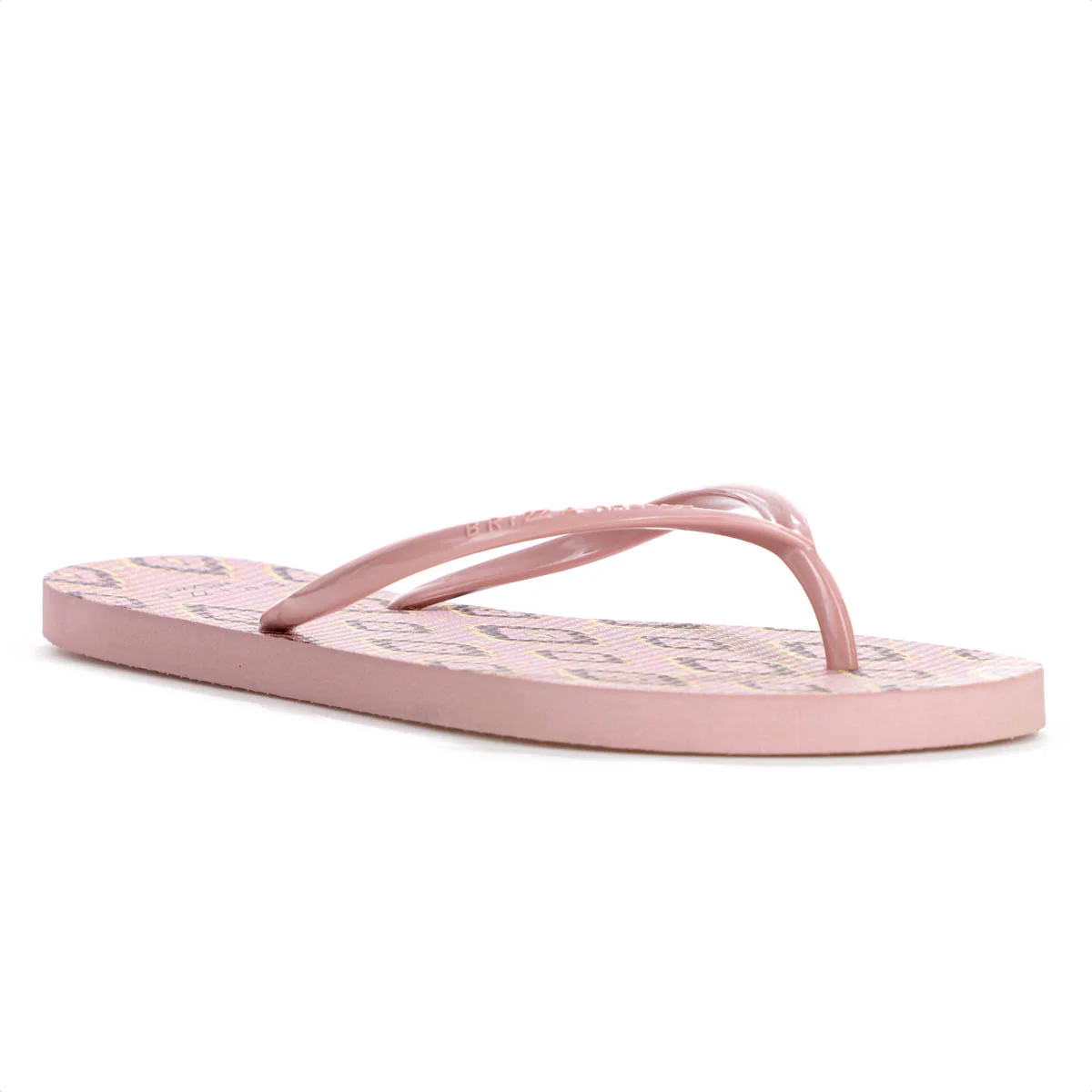 Chinelo Brizza Arezzo Tira Slim Ikat Rosa - Feminino Rosa 3