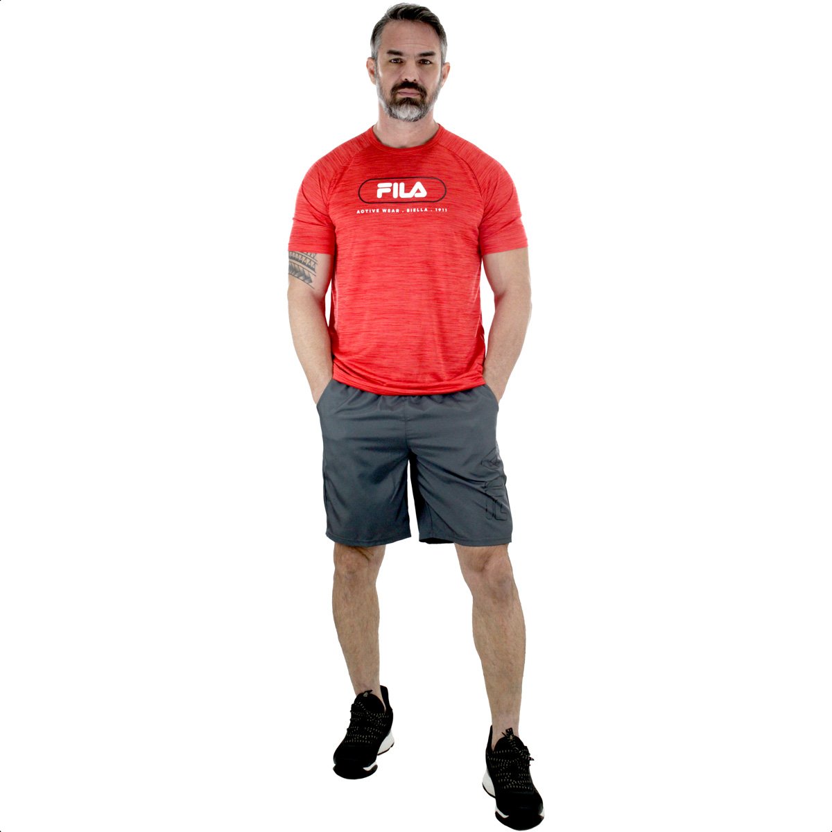 Short Fila Train 7.5 Cinza - Masculino Cinza 5