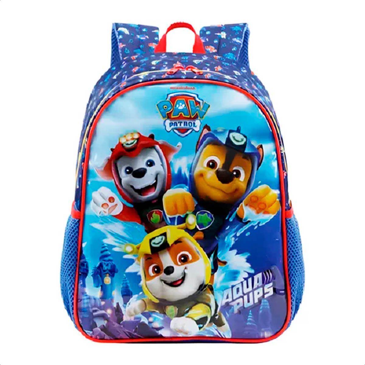 Mochila Xeryus 16 Paw Patrol X1 11762 Azul e Vermelho - Unissex