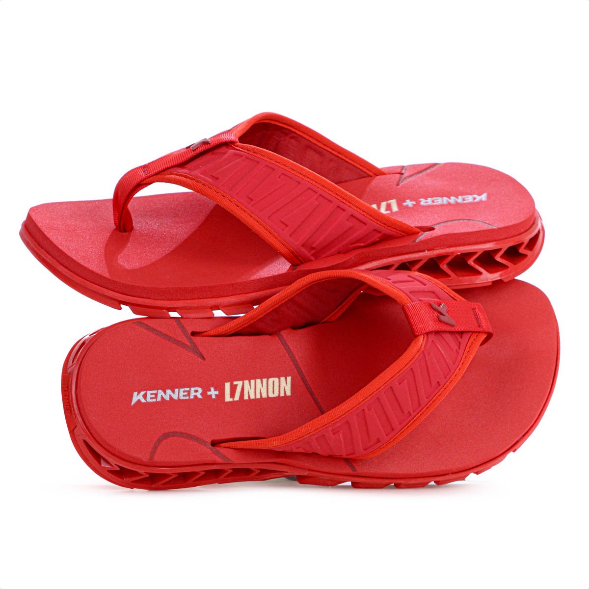 Chinelo Kenner Rakka Elite L7 Lennon Vermelho - Masculino Vermelho 10