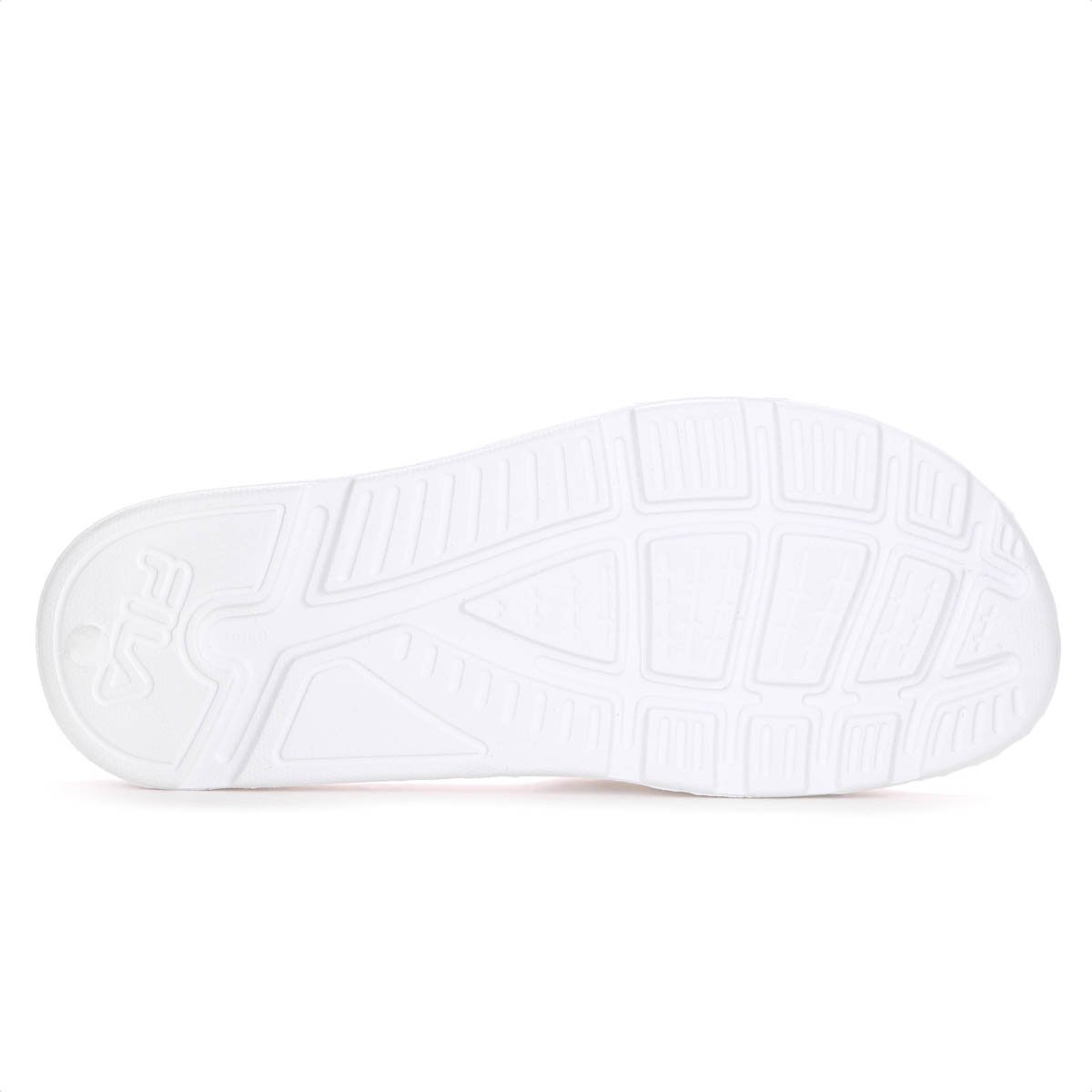 Chinelo Fila Sleek Slide Branco Azul Marinho e Vermelho - Feminino Branco 6
