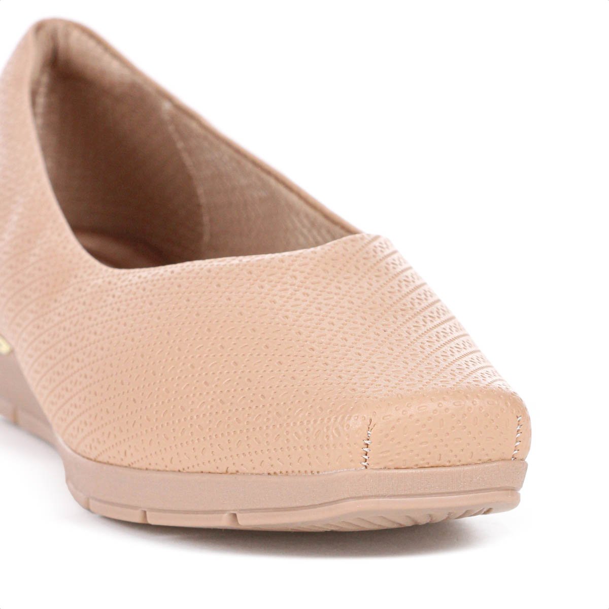 Sapatilha Piccadilly Maxi Salto Baixo Fernanda Bege - Feminino Bege 8