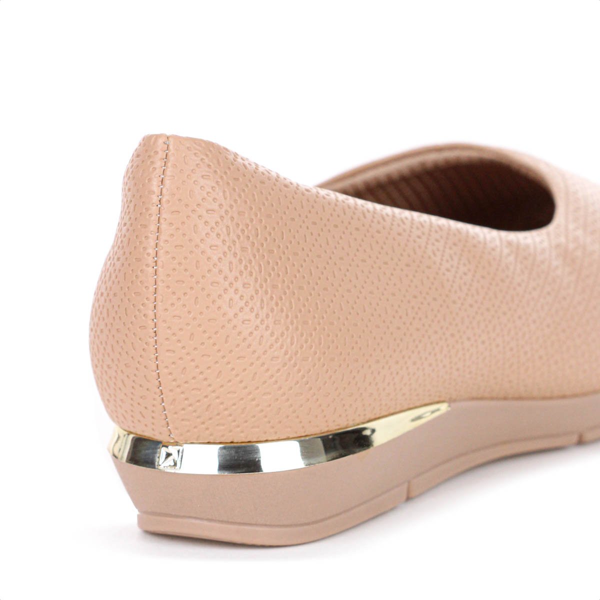 Sapatilha Piccadilly Maxi Salto Baixo Fernanda Bege - Feminino Bege 9