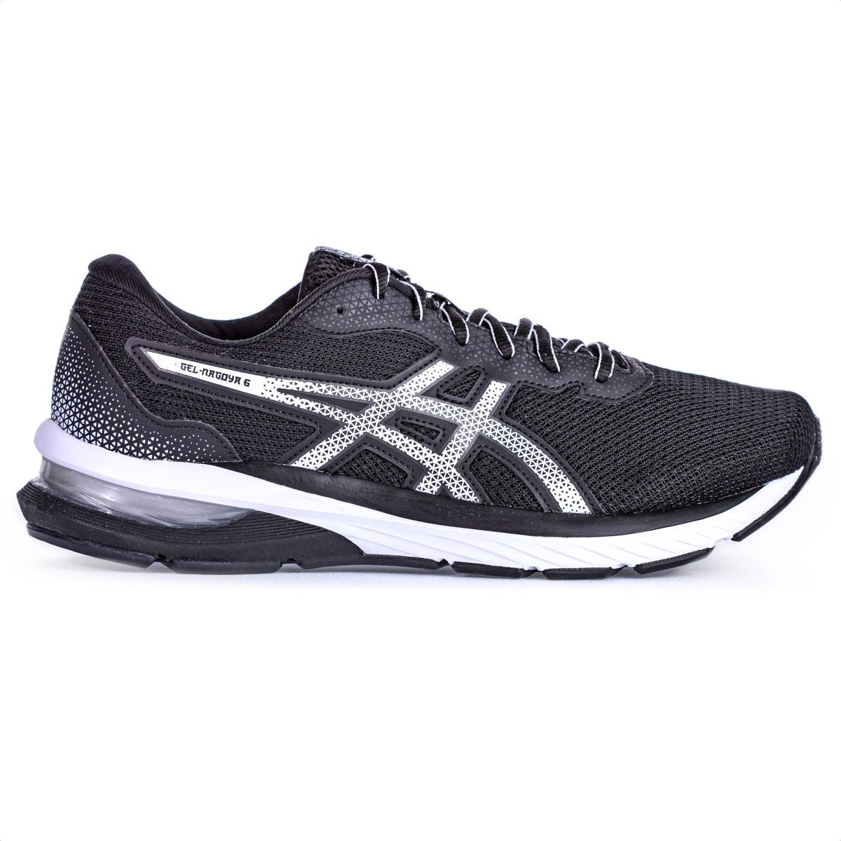 Tenis Asics Gel Nagoya 6 Preto e Branco - Masculino Preto 2