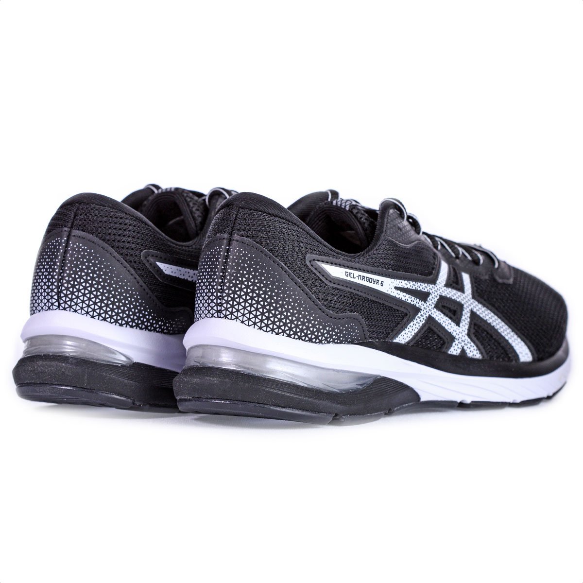 Tenis Asics Gel Nagoya 6 Preto e Branco - Masculino Preto 5