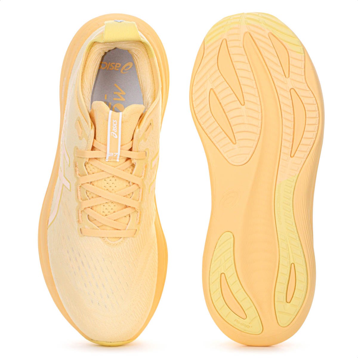 Tenis Asics Gel Nimbus 27 Lite Show Laranja Claro - Masculino Laranja 4