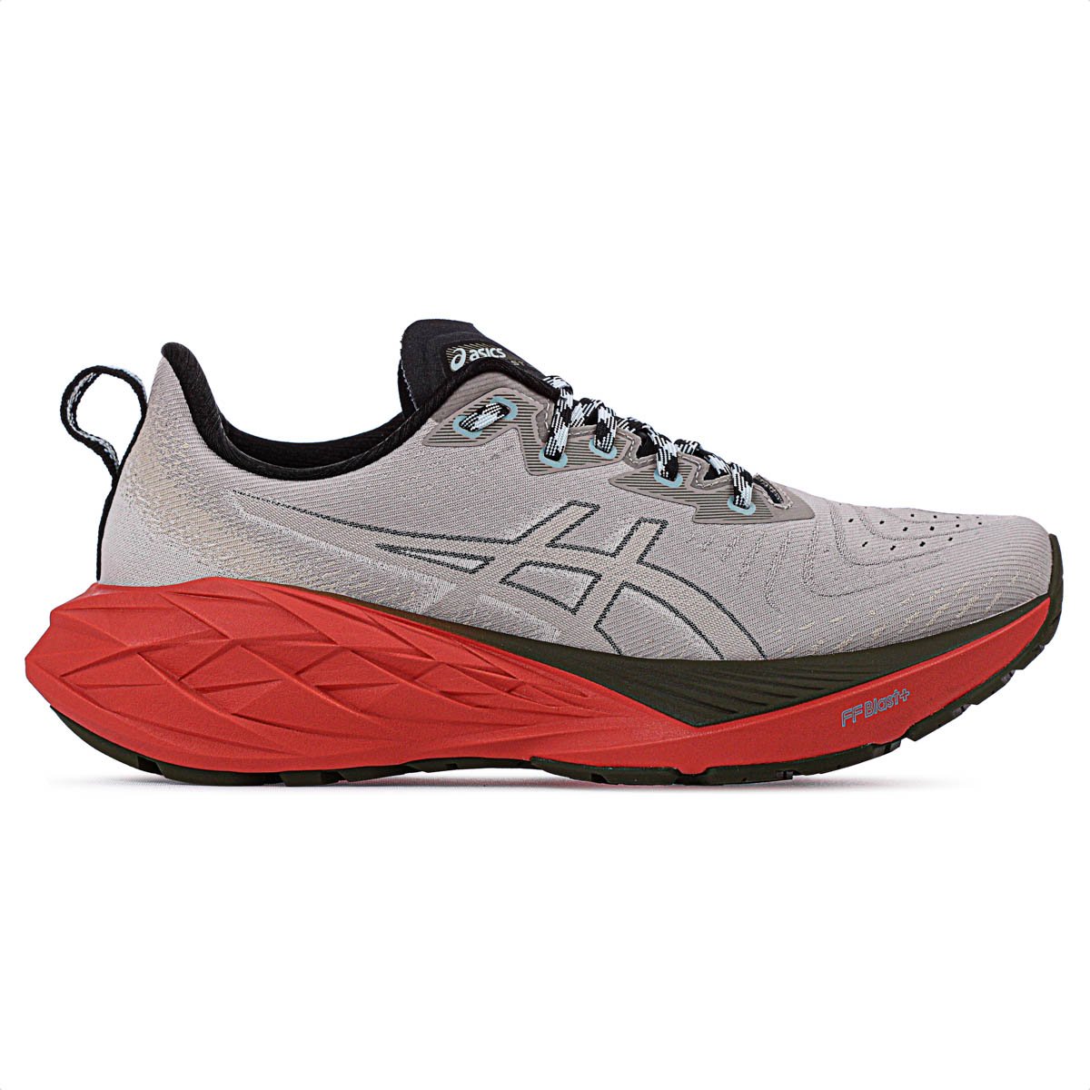 Tenis Asics Novablast 4 TR Cinza e Laranja - Masculino