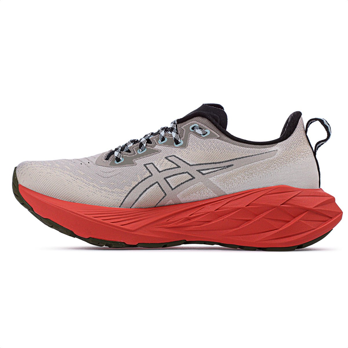 Tenis Asics Novablast 4 TR Cinza e Laranja - Masculino Cinza/Vermelho 2