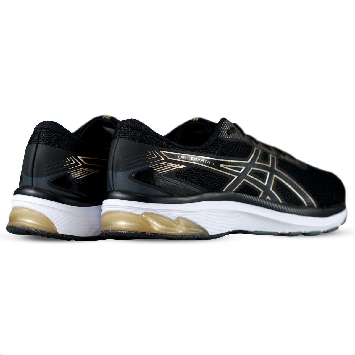 Tenis Asics Gel Sparta 2 Preto e Dourado - Masculino Preto 4