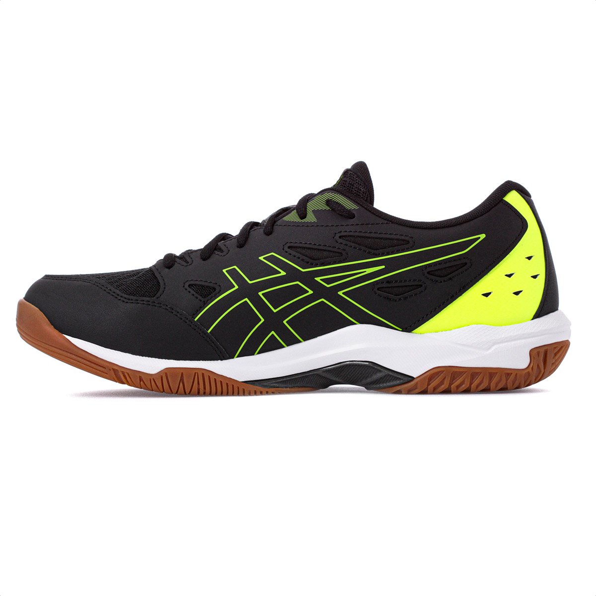 Tenis Asics Gel-Rocket 11 Preto e Verde - Masculino Preto 2
