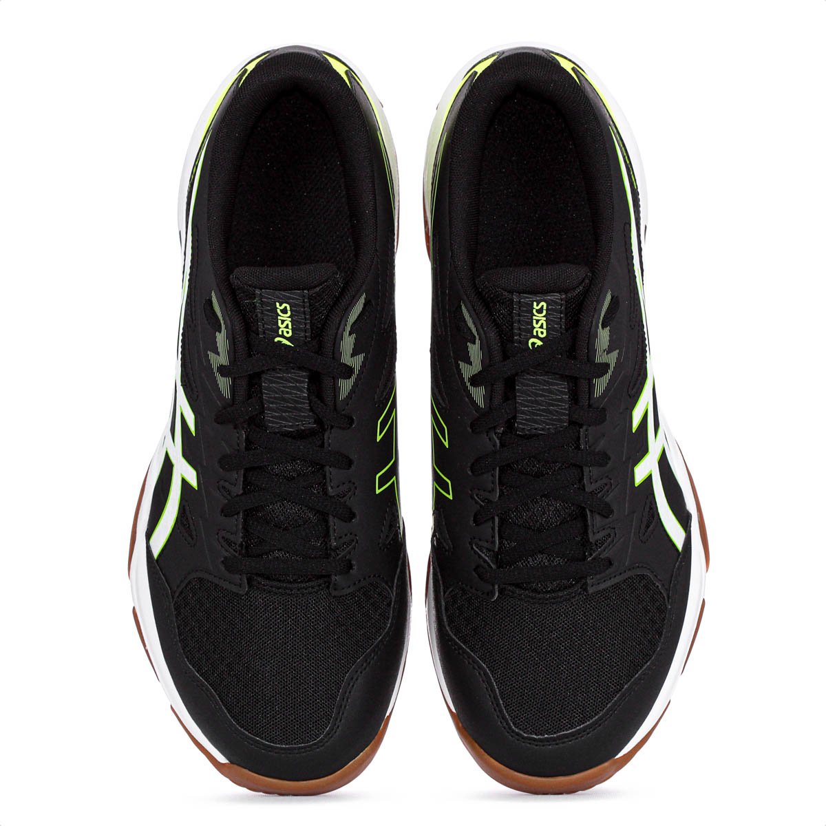 Tenis Asics Gel-Rocket 11 Preto e Verde - Masculino Preto 5