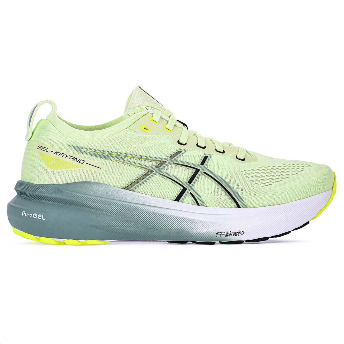 Tenis Asics Gel-Kayano 31 Verde Branco e Preto - Masculino