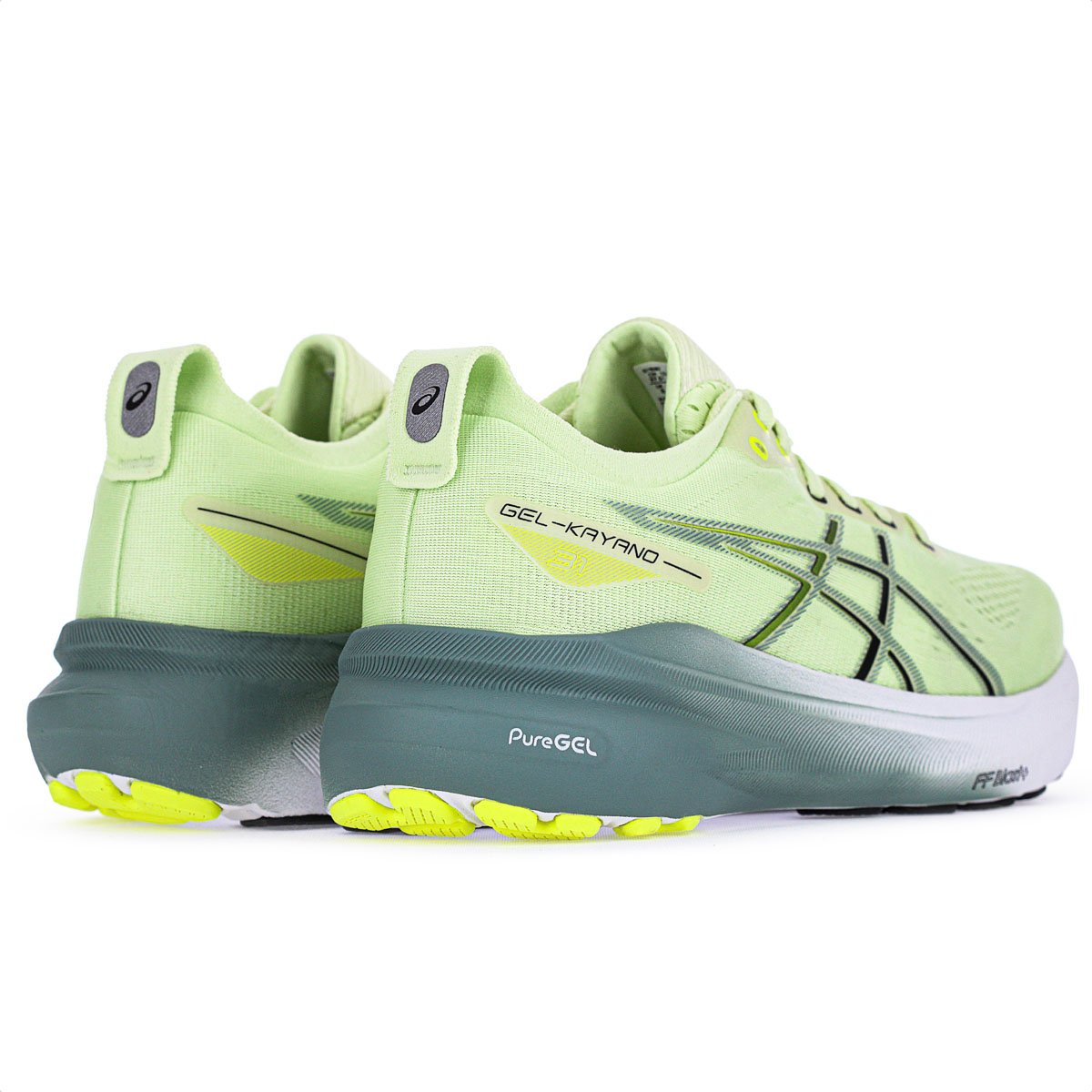 Tenis Asics Gel-Kayano 31 Verde Branco e Preto - Masculino Verde 4