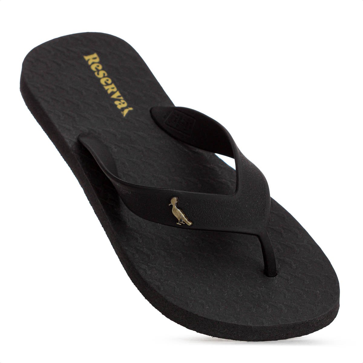 Chinelo Reserva Logo Preto - Masculino Preto 7