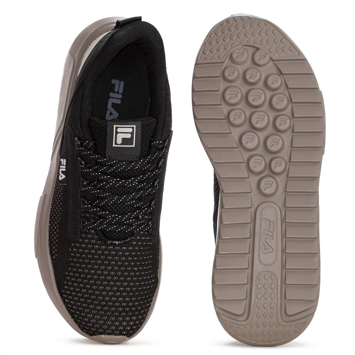Tenis Fila Freestyle II Preto e Marrom - Masculino Preto 4