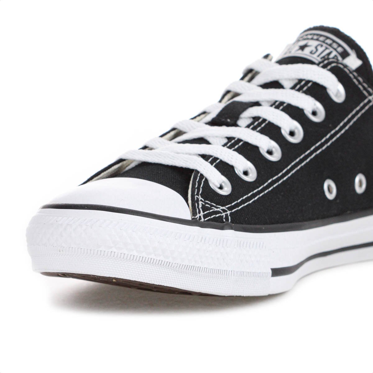 Tenis Converse Chuck Taylor All Star Cano Baixo Preto - Feminino Preto 6