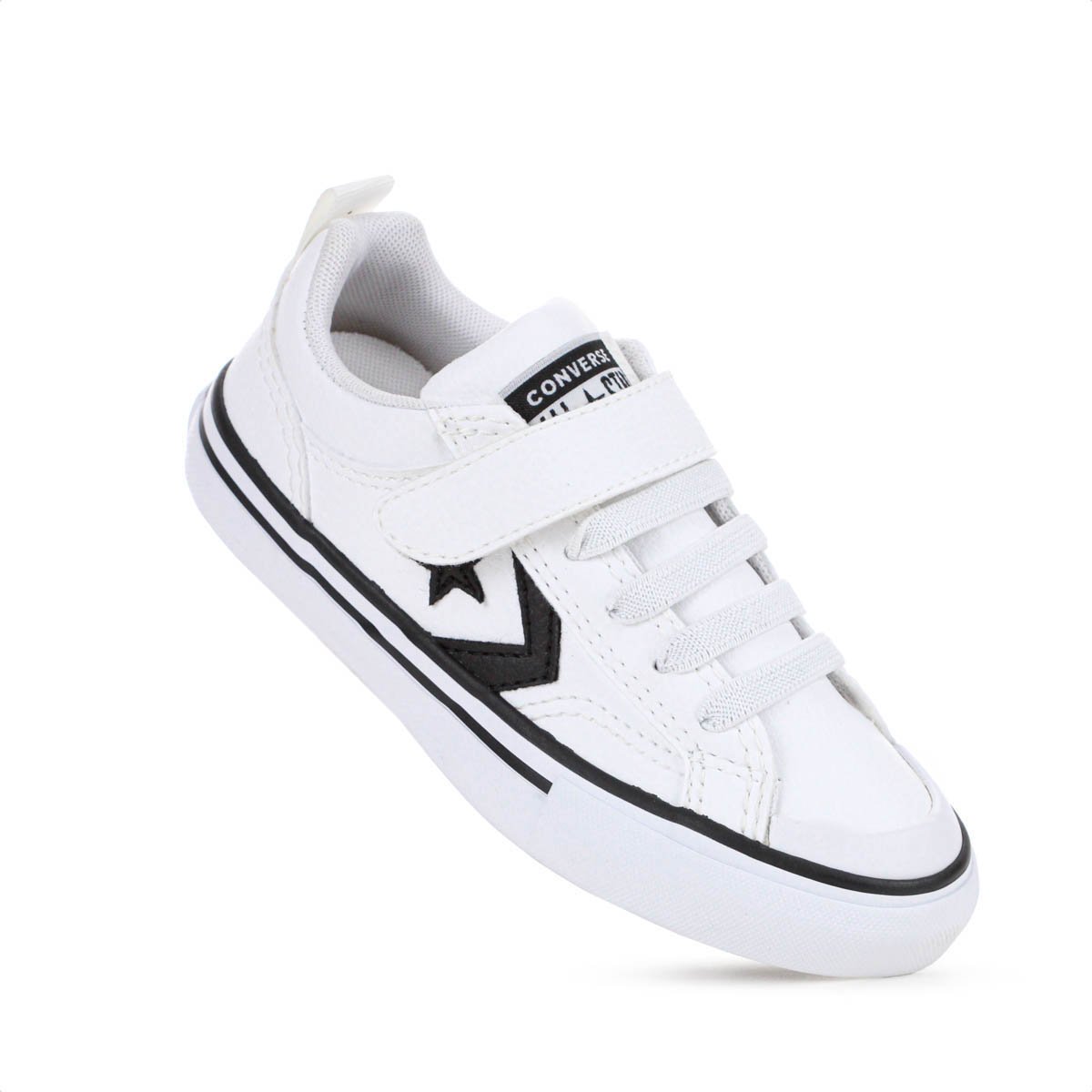 Tenis Converse All Star Pro Blaze Strap Branco e Preto - Infantil Branco 3