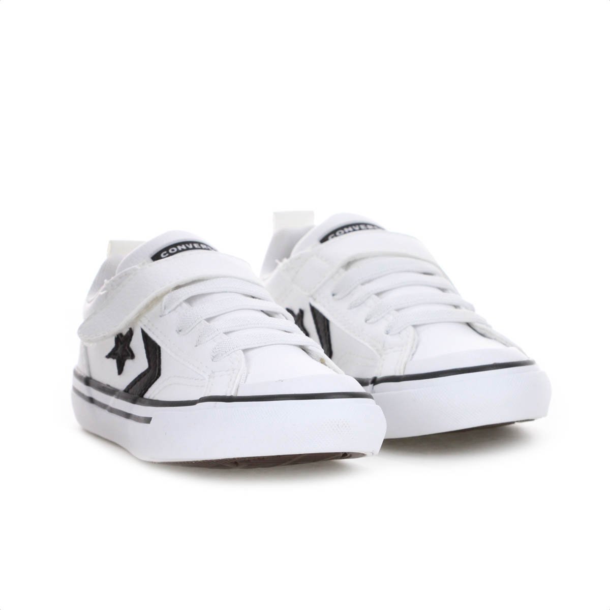Tenis Converse All Star Pro Blaze Strap Branco e Preto - Infantil Branco 4