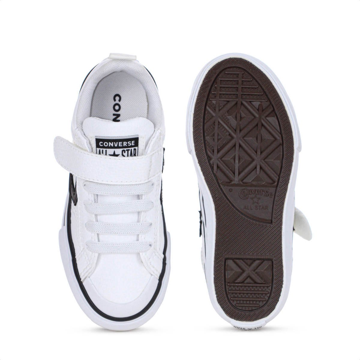 Tenis Converse All Star Pro Blaze Strap Branco e Preto - Infantil Branco 5