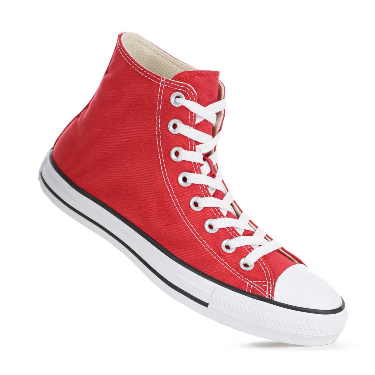 Tenis Converse Chuck Taylor All Star Cano Alto Vermelho - Feminino Vermelho 5