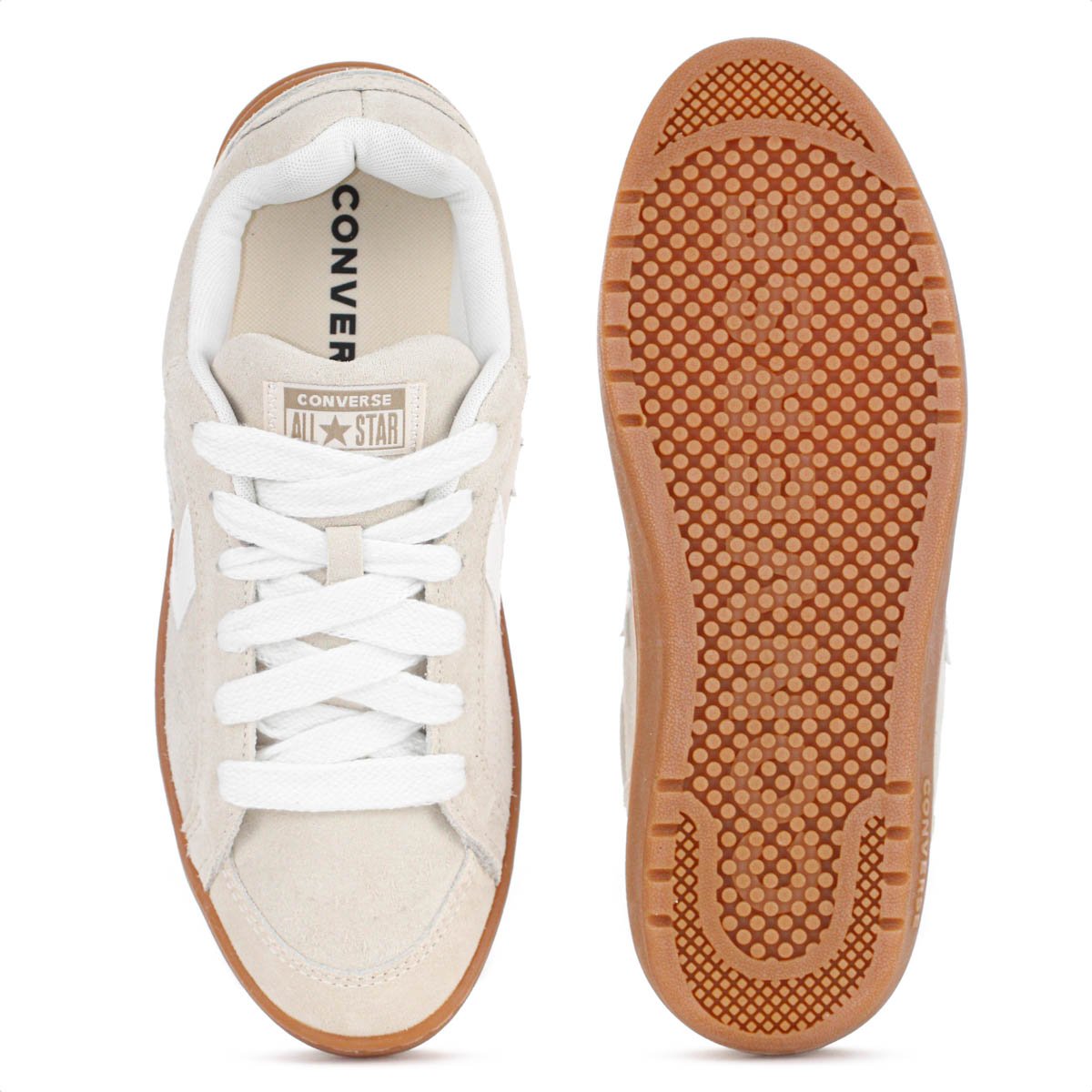 Tenis Converse All Star Pro Blaze Classic Puffed Couro Bege - Masculino Bege 4