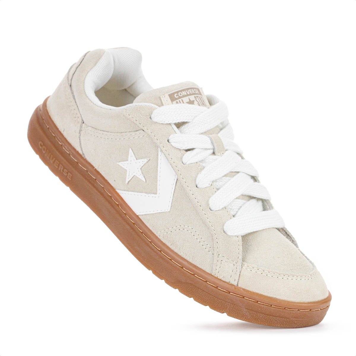 Tenis Converse All Star Pro Blaze Classic Puffed Couro Bege - Masculino Bege 5