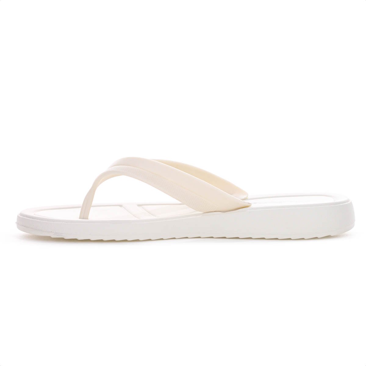 Chinelo Moleca Tira Pronta Pvc Off White - Feminino Off White 3