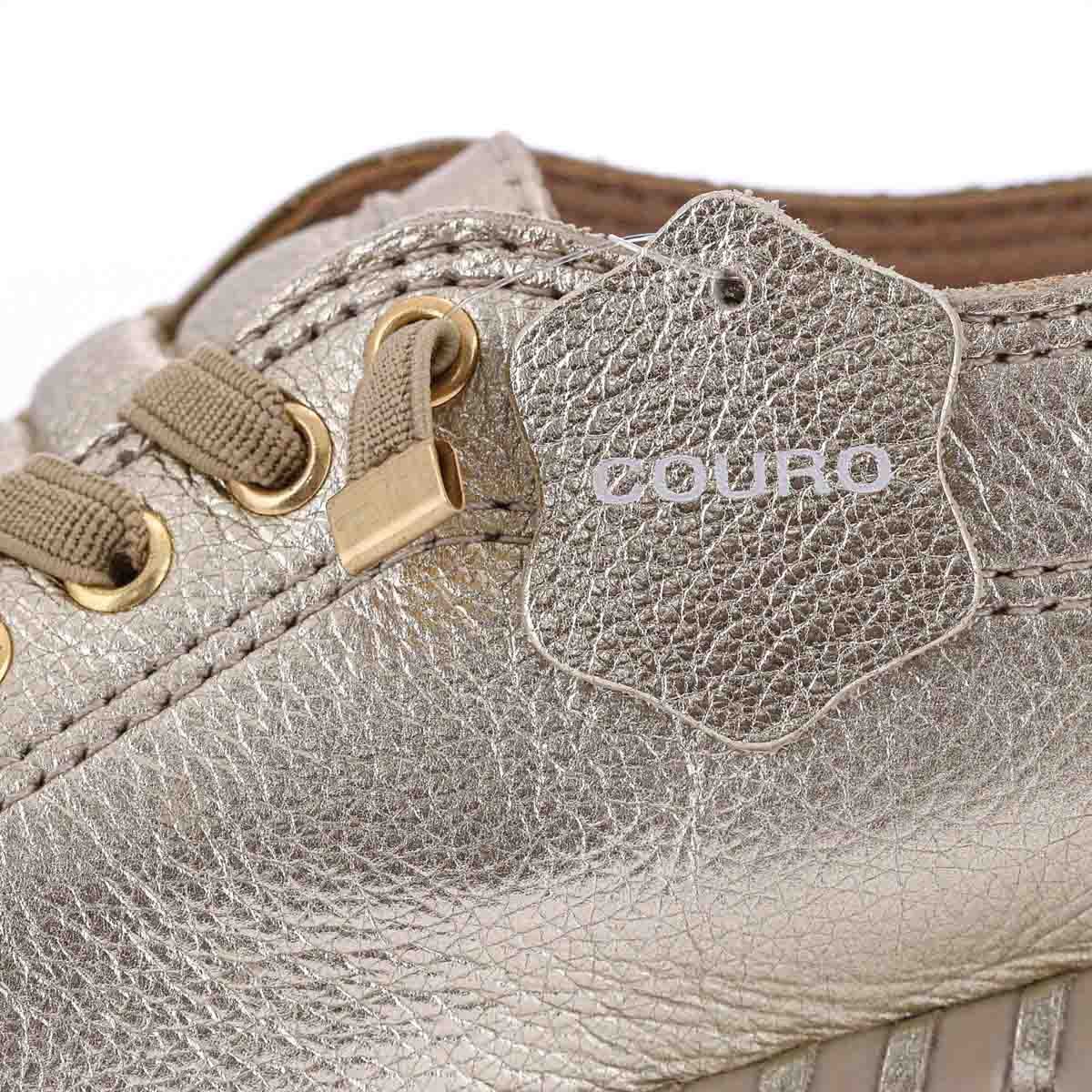 Tenis Bottero Bottwister Verao XXIII Dourado Metalizado - Feminino Dourado 9