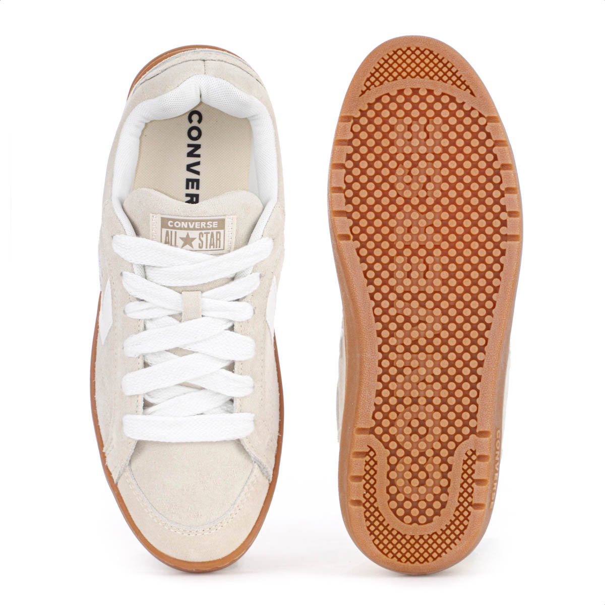 Tenis Converse All Star Pro Blaze Classic Puffed Couro Bege - Feminino Bege 4