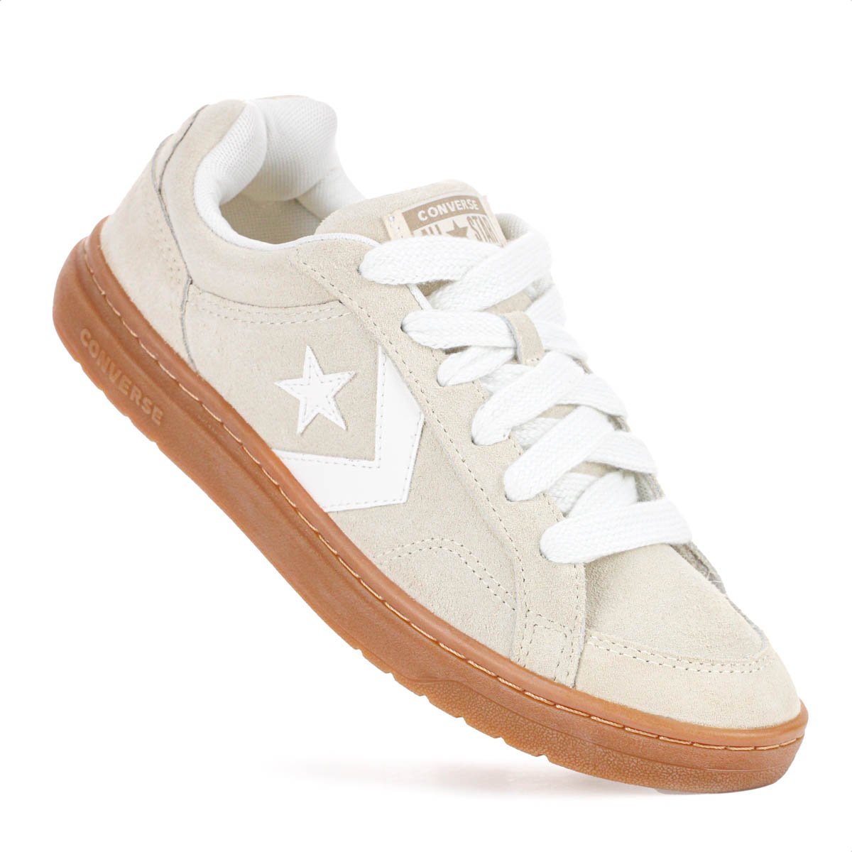 Tenis Converse All Star Pro Blaze Classic Puffed Couro Bege - Feminino Bege 5