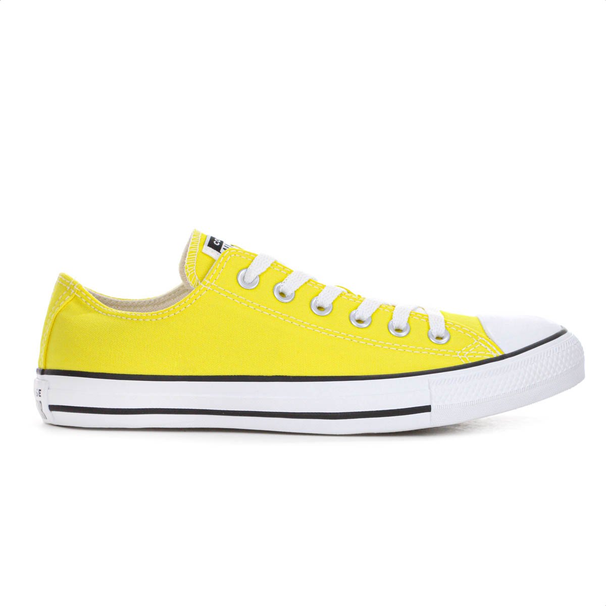 Tenis Converse Chuck Taylor Seasonal All Star Cano Baixo Amarelo - Feminino