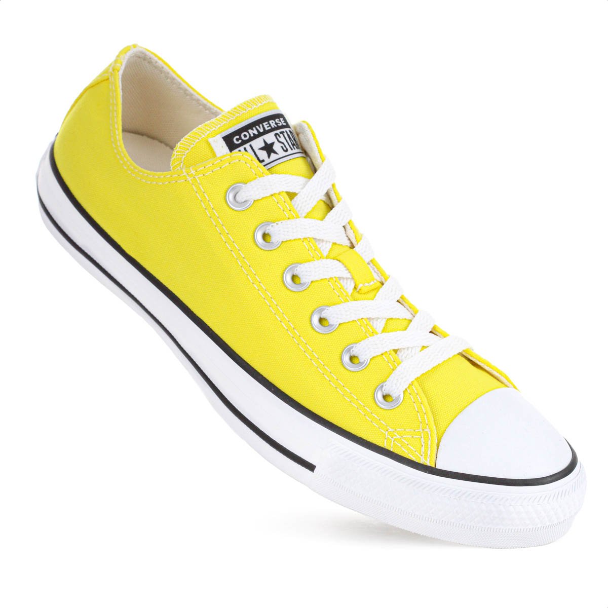 Tenis Converse Chuck Taylor Seasonal All Star Cano Baixo Amarelo - Feminino Amarelo 5