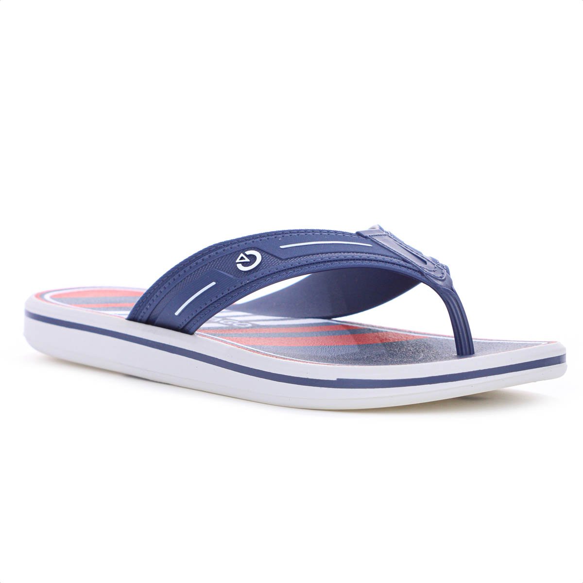 Chinelo Cartago Palermo II Azul Vermelho e Cinza - Masculino Azul 3